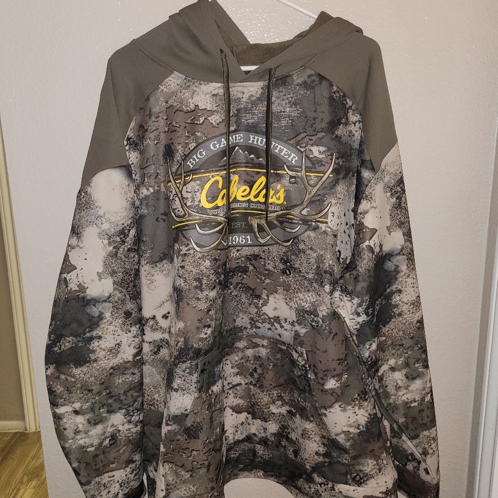 Cabelas 3x hoodie camo